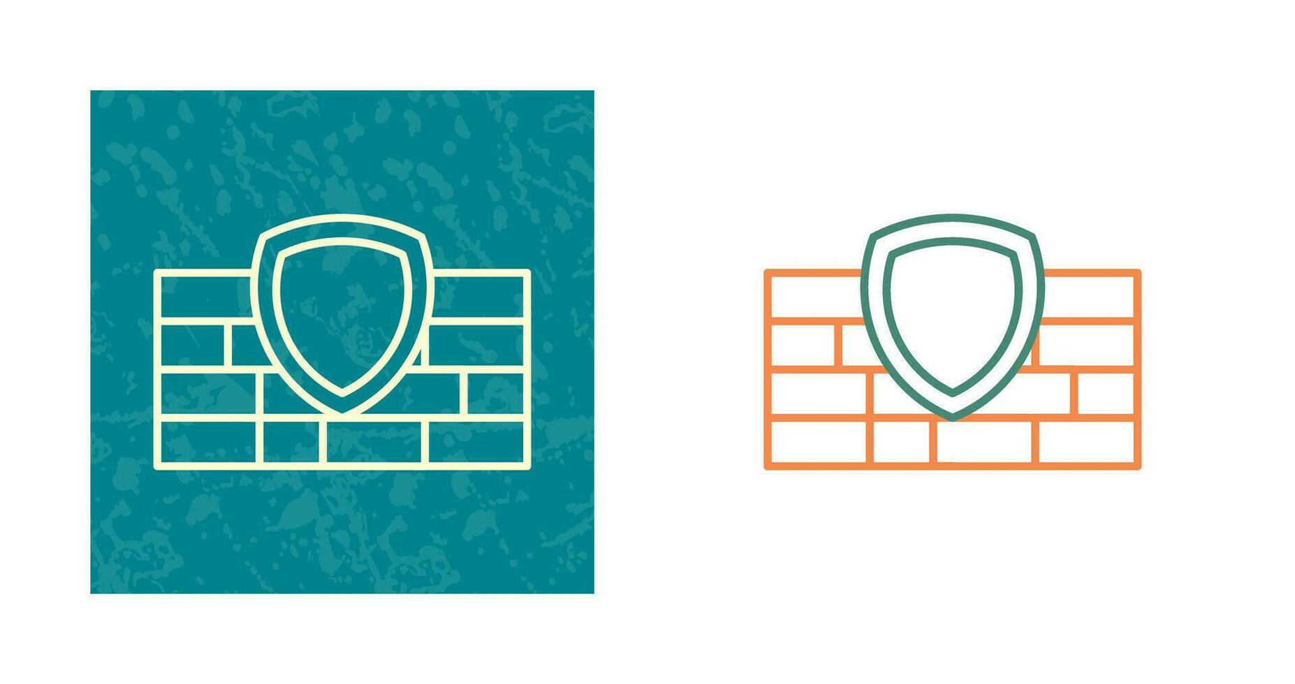 icono de vector de firewall