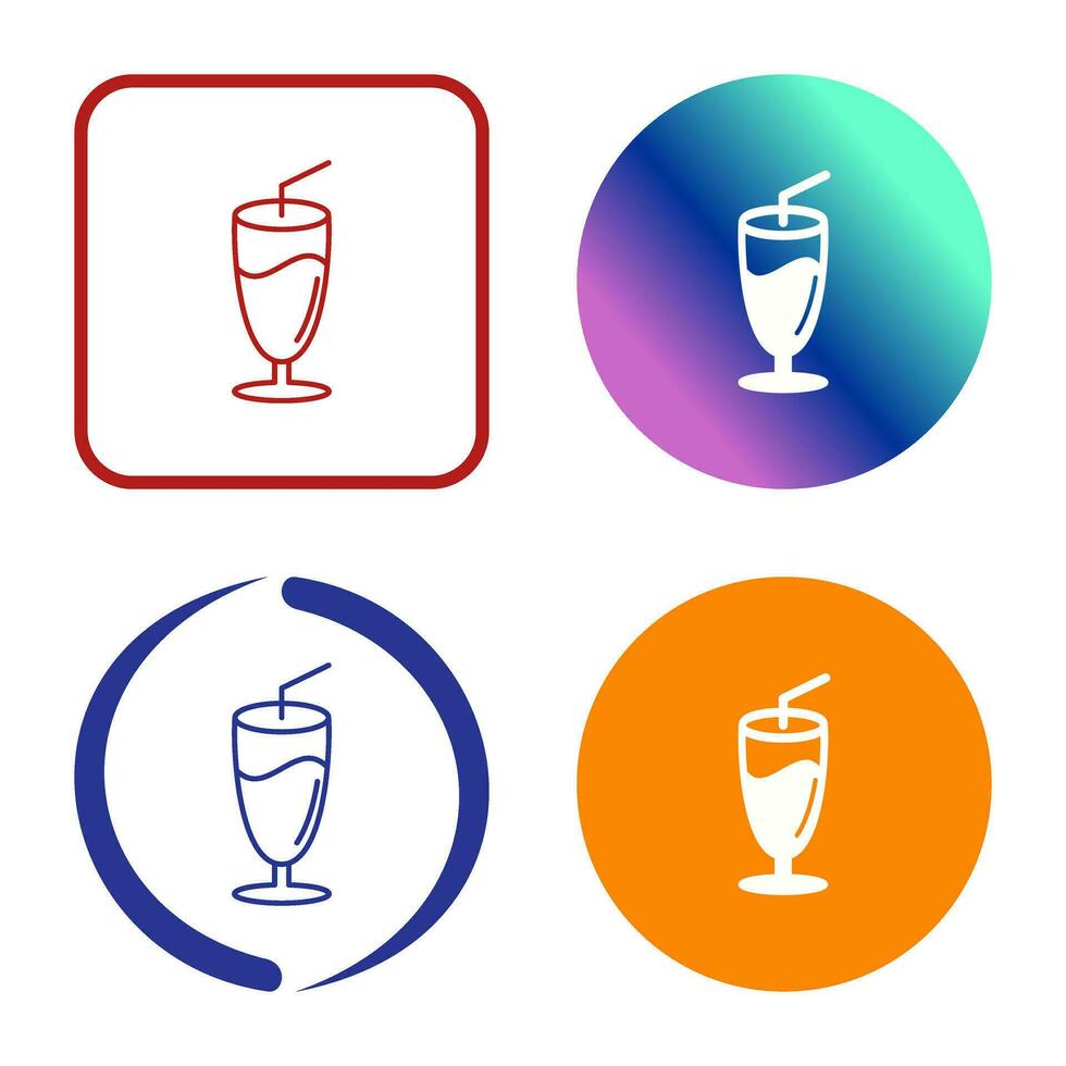Milkshake Vector Icon