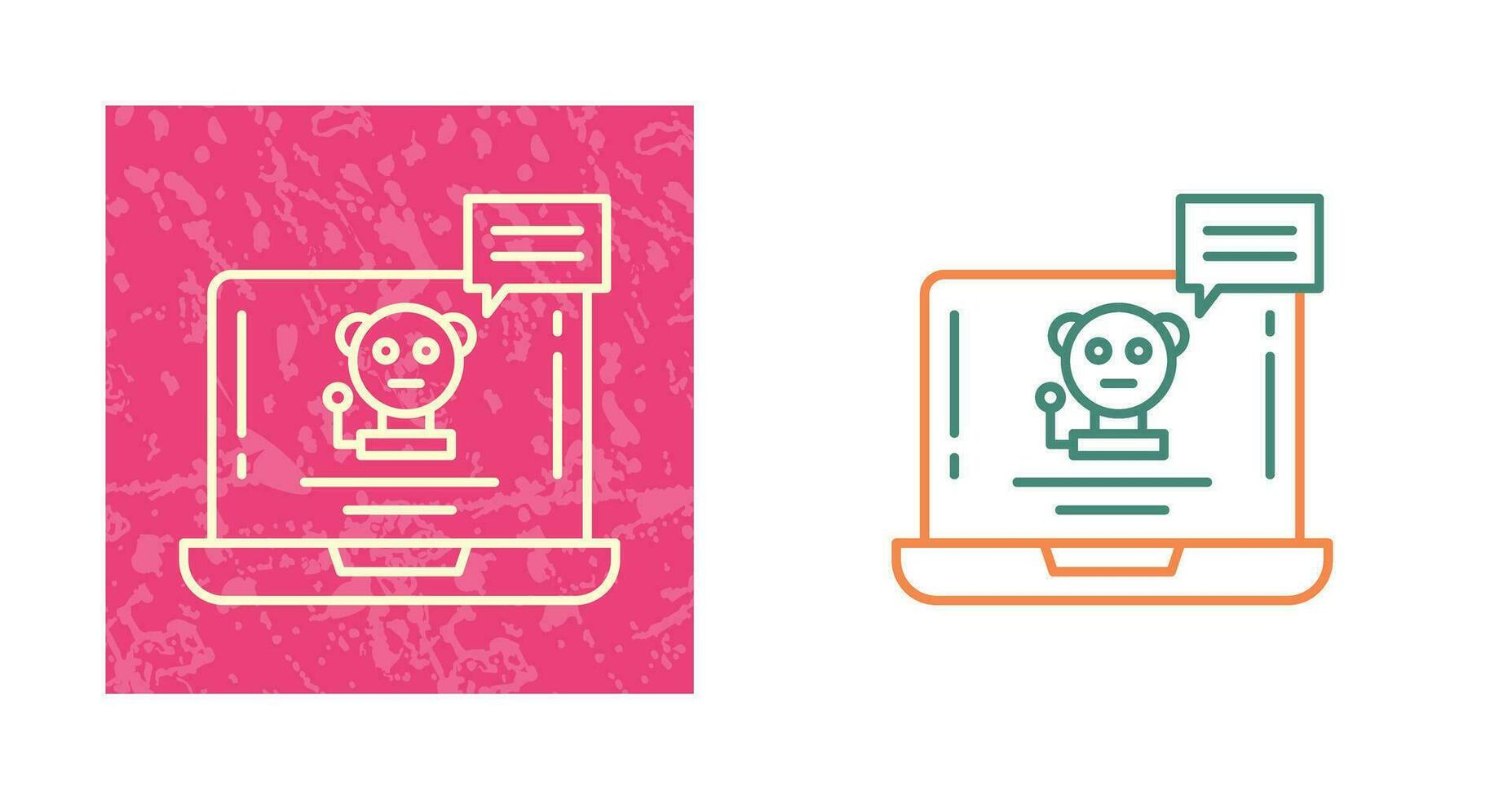 Chat Bot Vector Icon