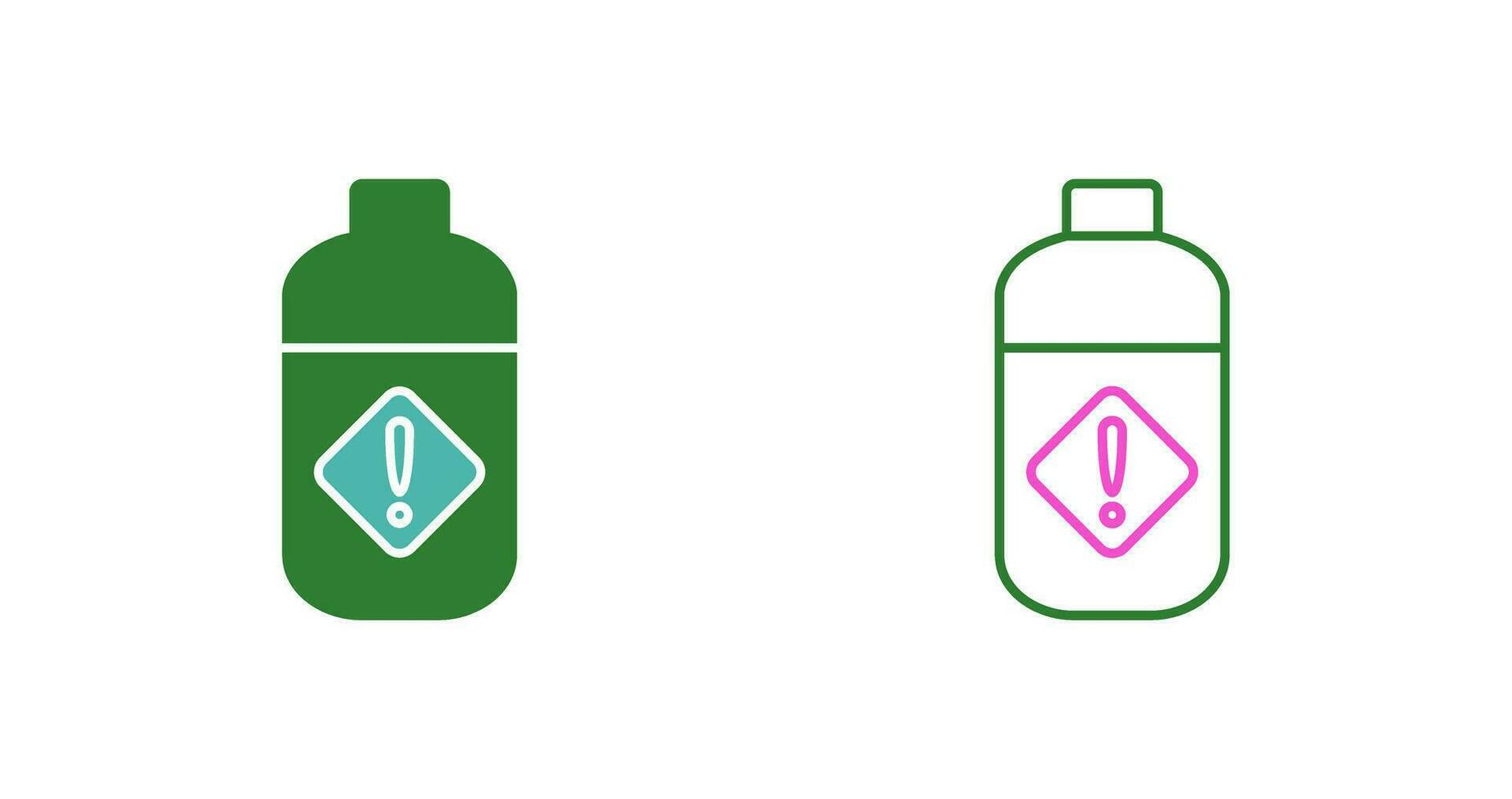 Pesticide Bottle Vector Icon