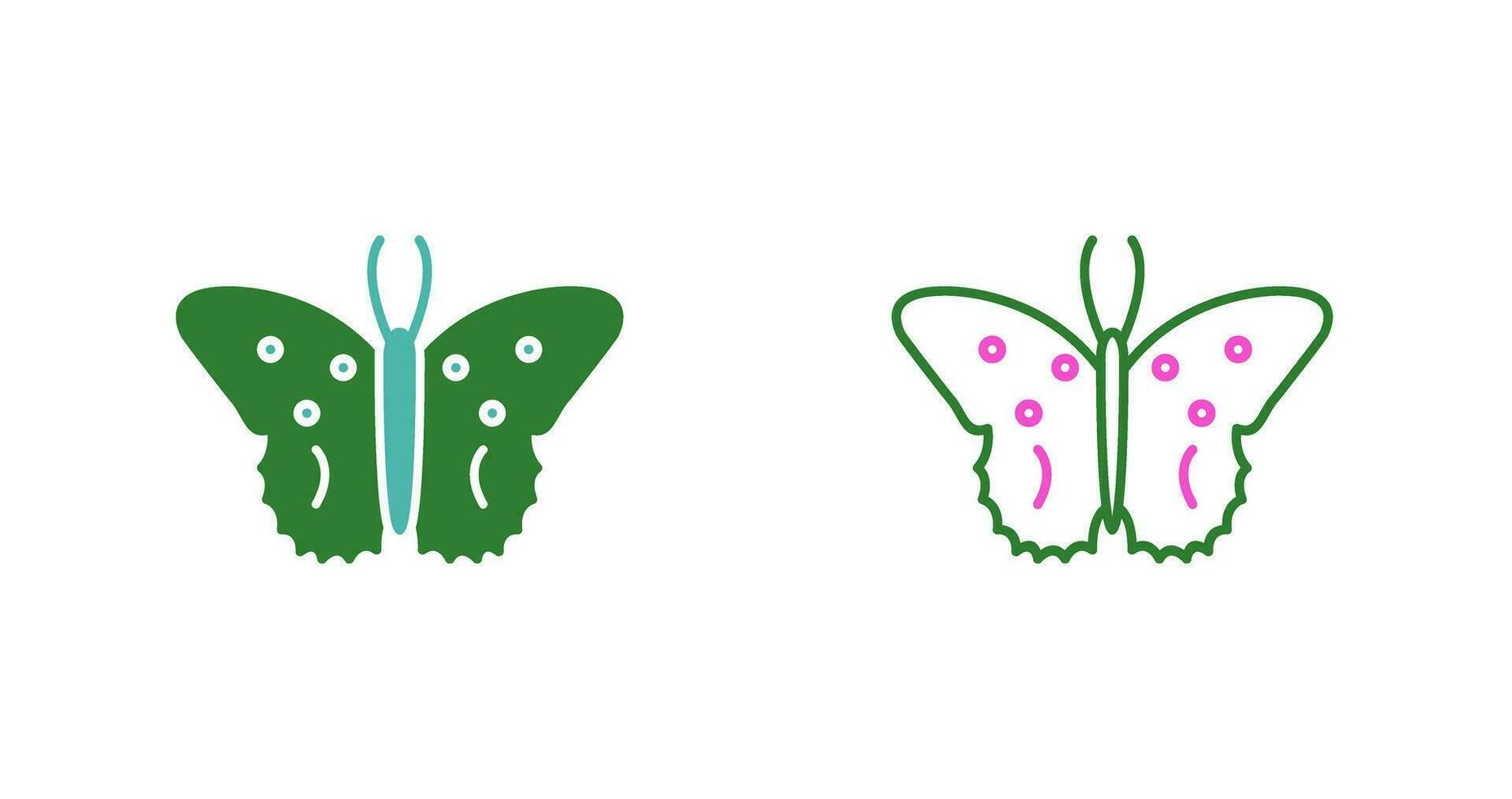 icono de vector de mariposa