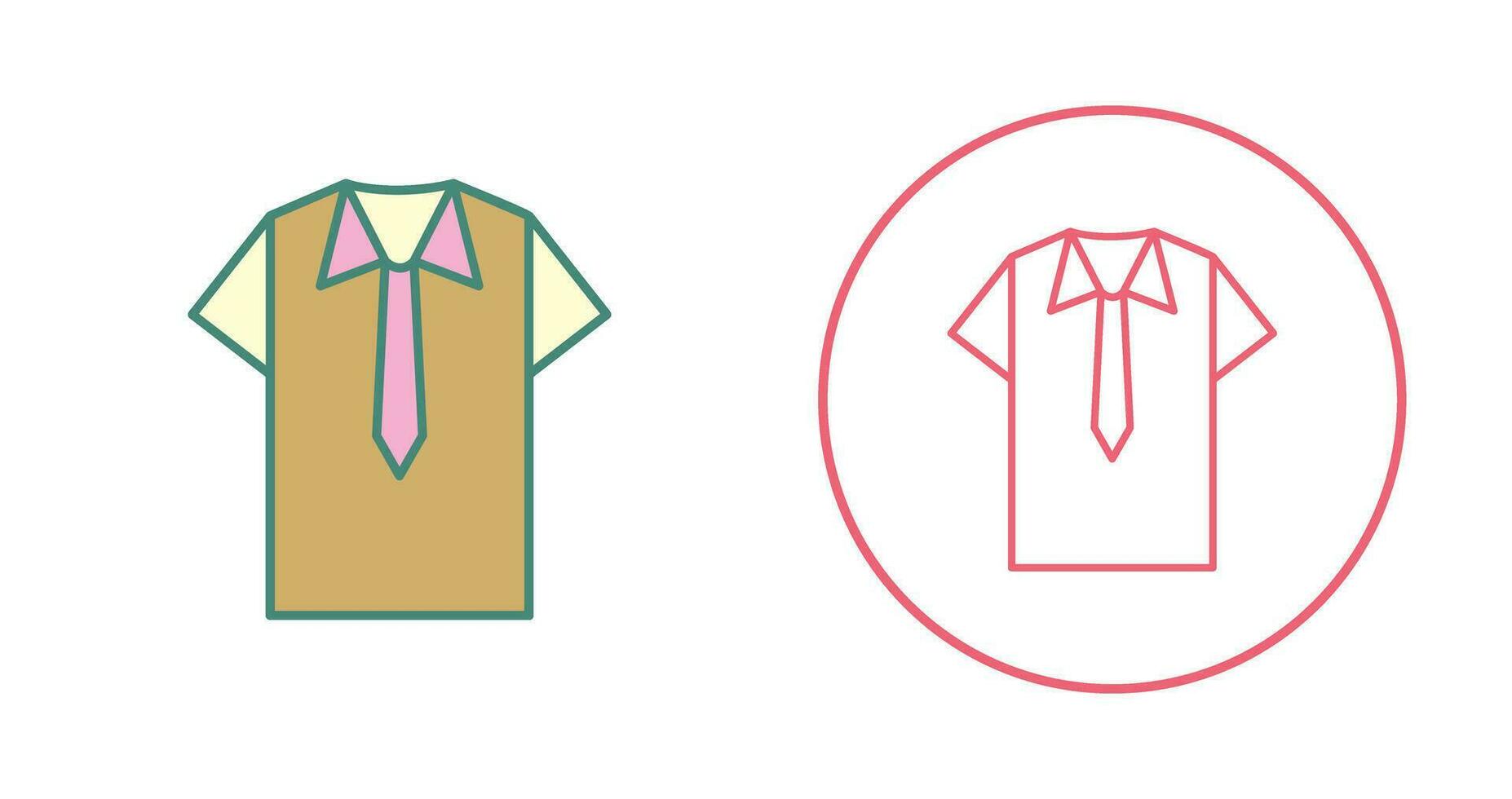 Shirt and Tie Vector Icon