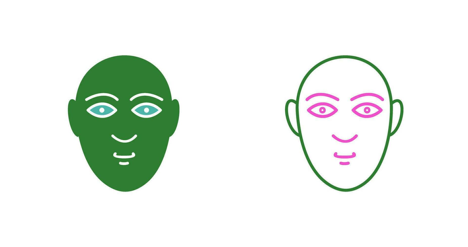 Human Face Vector Icon