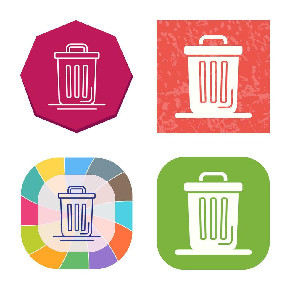 Trash Can Vector Icon