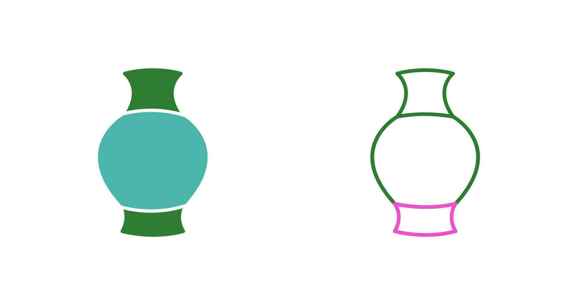 Antique Jar Vector Icon