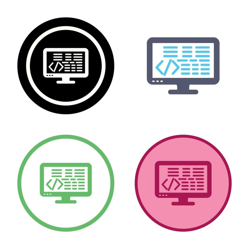 Coding Vector Icon