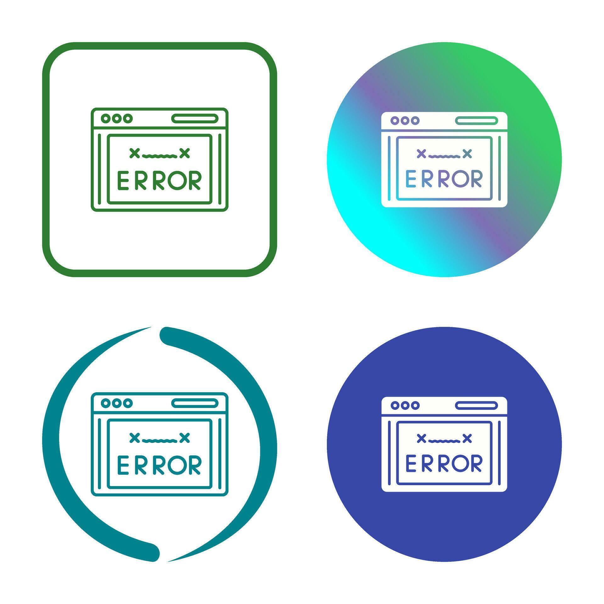 Error Code Vector Icon 34656296 Vector Art at Vecteezy
