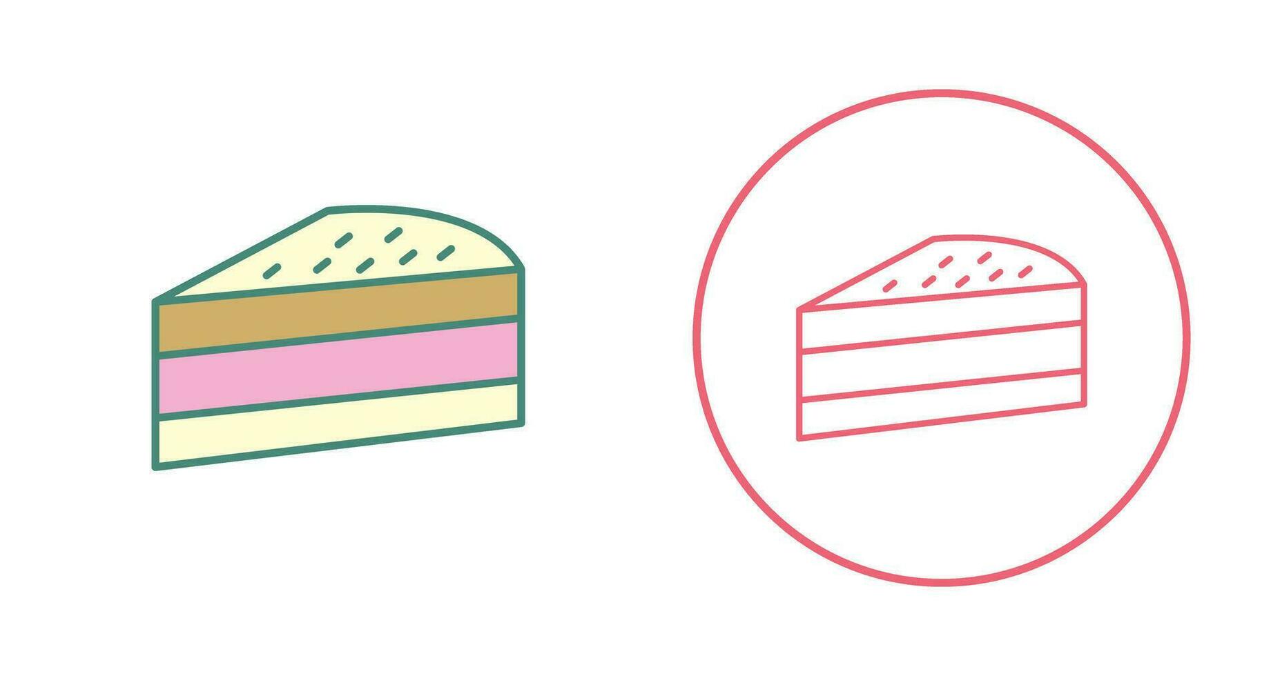 Cake Slice Vector Icon