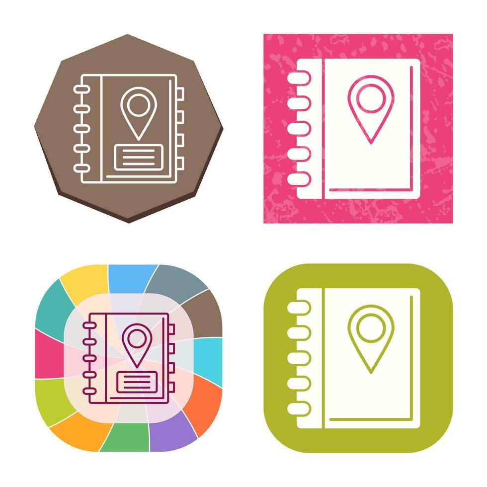 Address Book Vector Icon