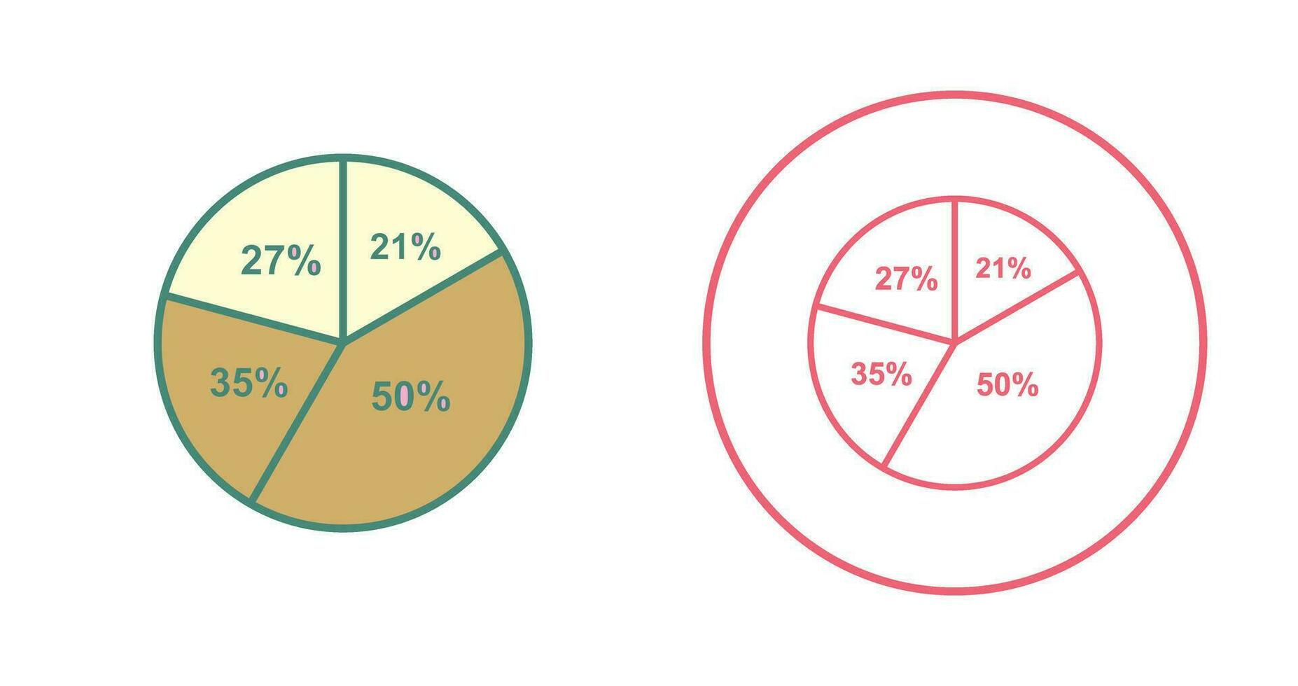 Pie Chart Vector Icon