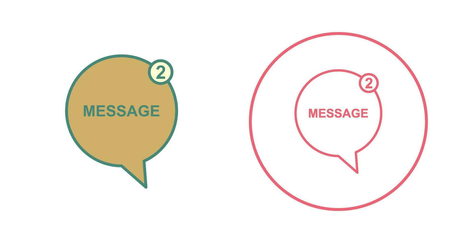 Message Bubbles Vector Icon