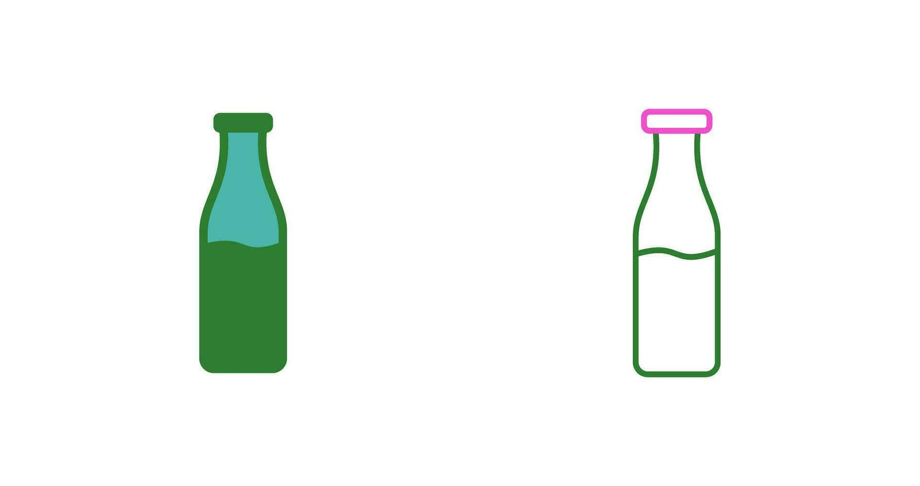 Milk Bottle Vector Icon