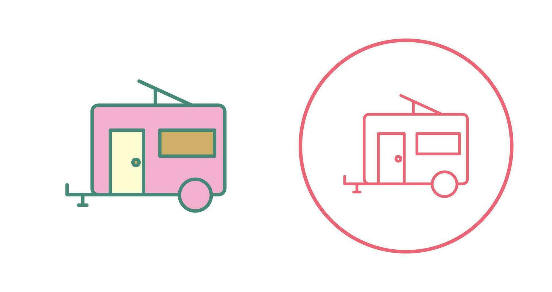 Trailer Vector Icon