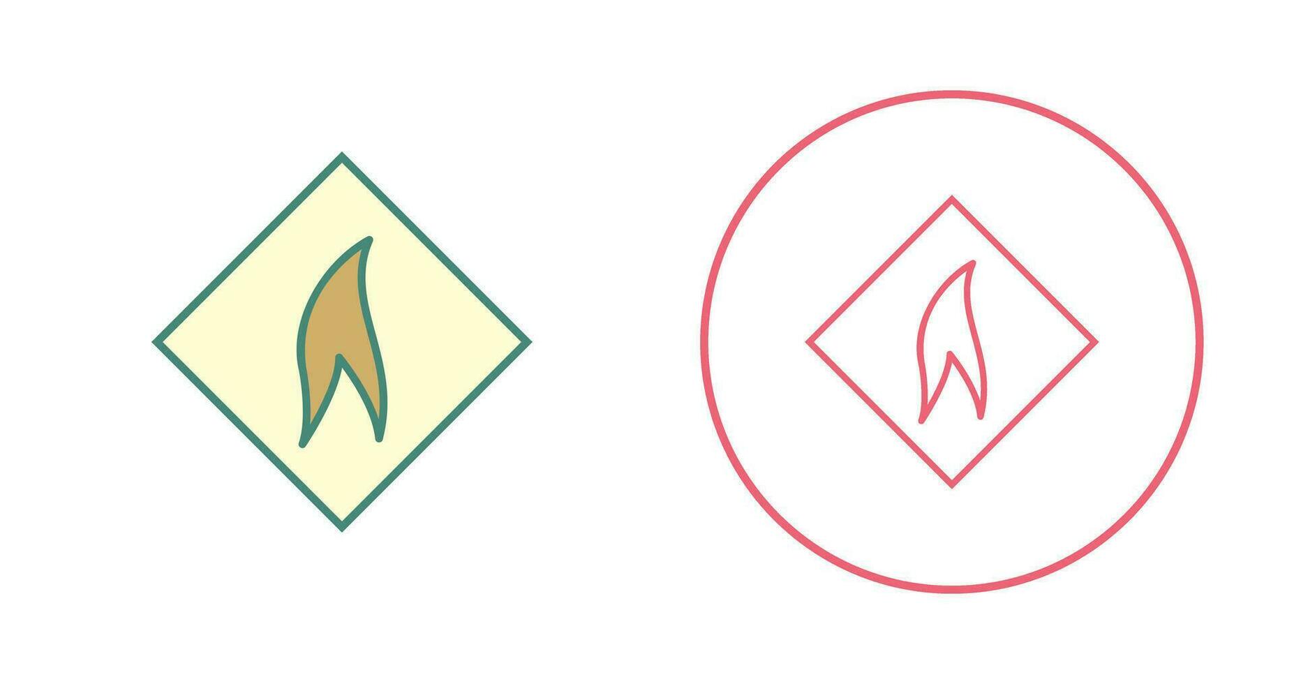 Flammable Material Vector Icon