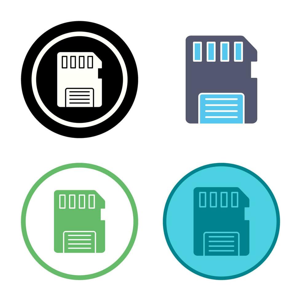 Memory Card Vector Icon