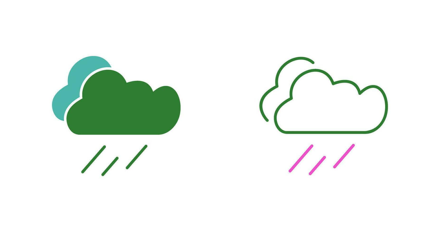 Rain Vector Icon
