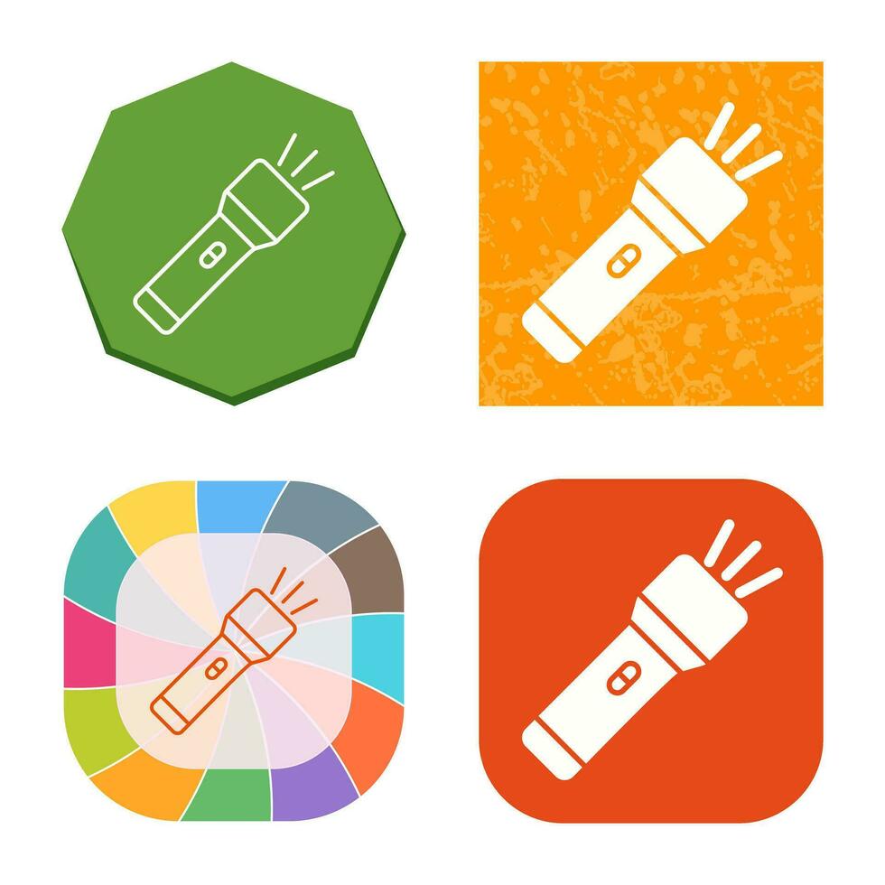 Flashlight Vector Icon