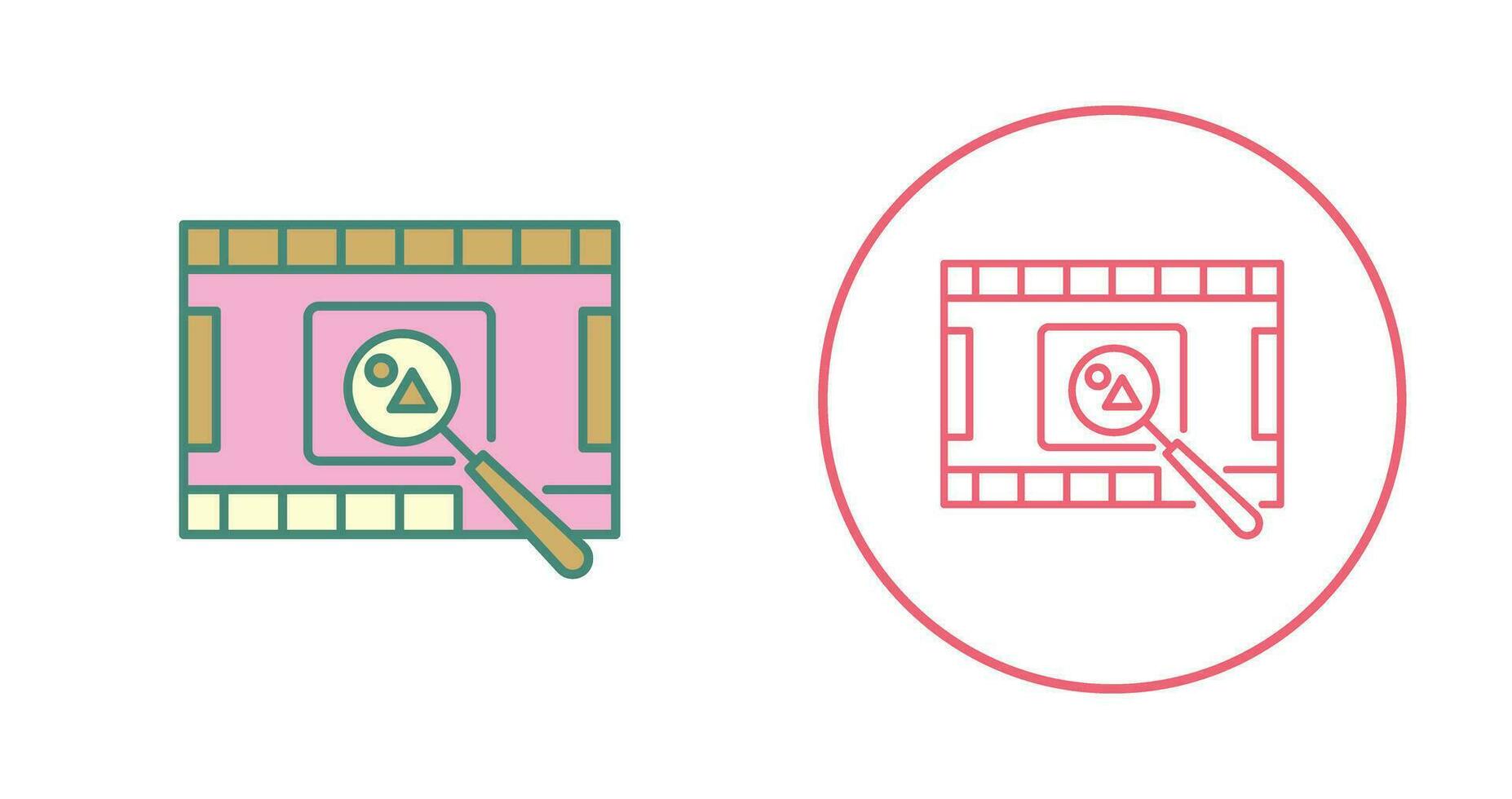 Unique Find Picture Vector Icon