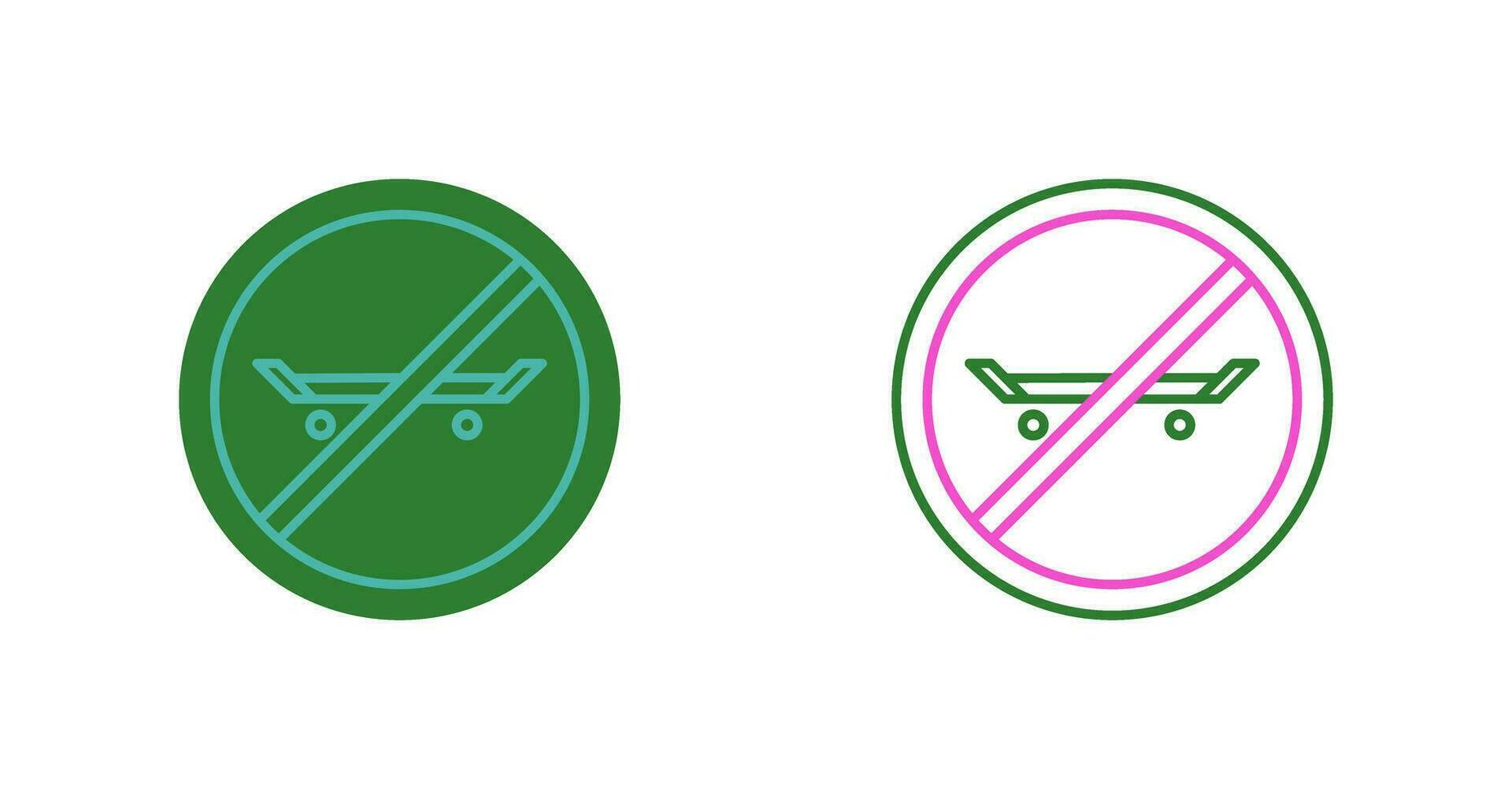 No Skating Vector Icon