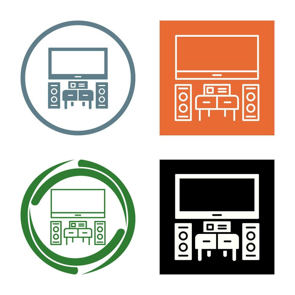 Home Theater Vector Icon