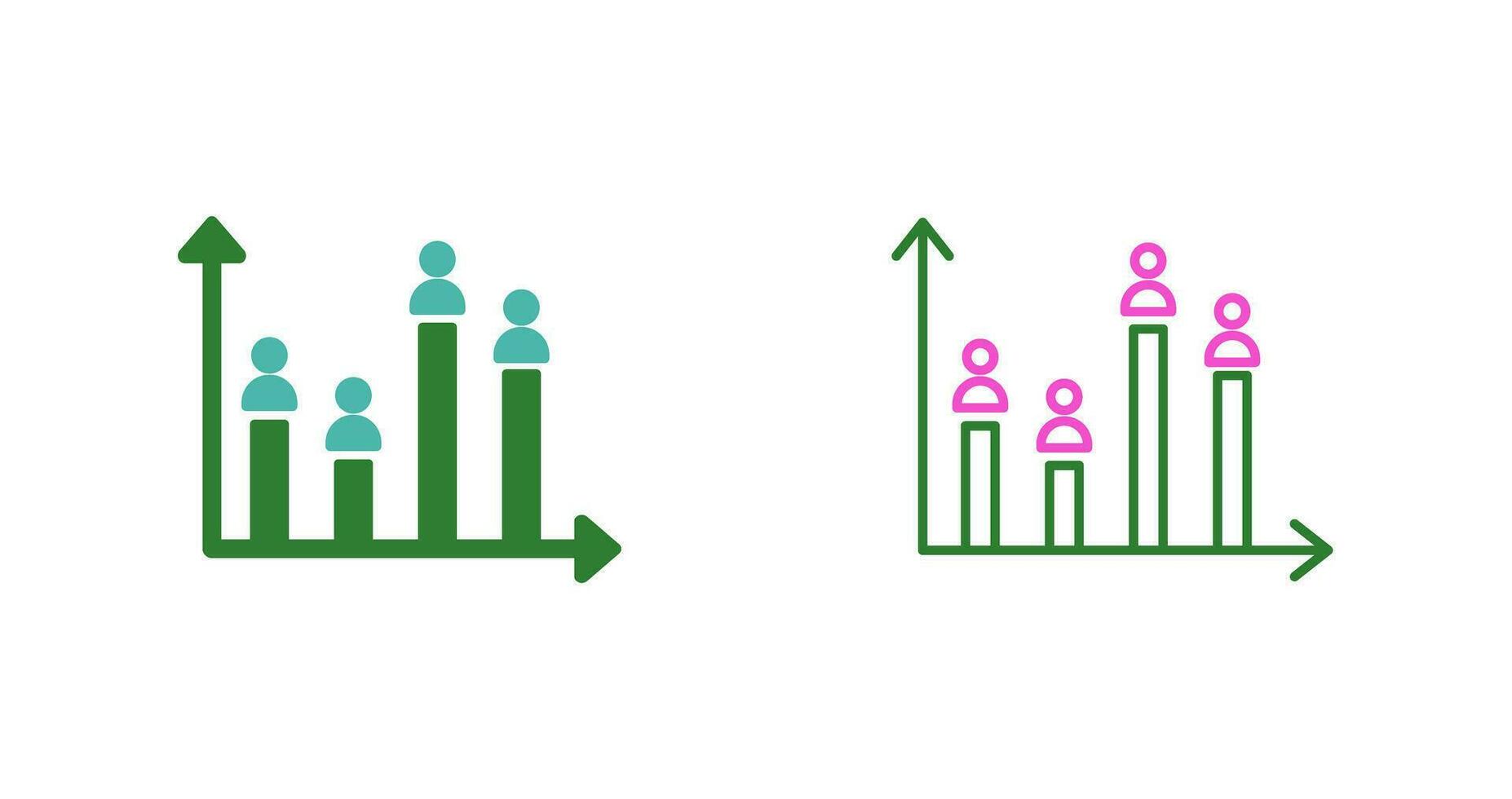 Candidate Graph Vector Icon