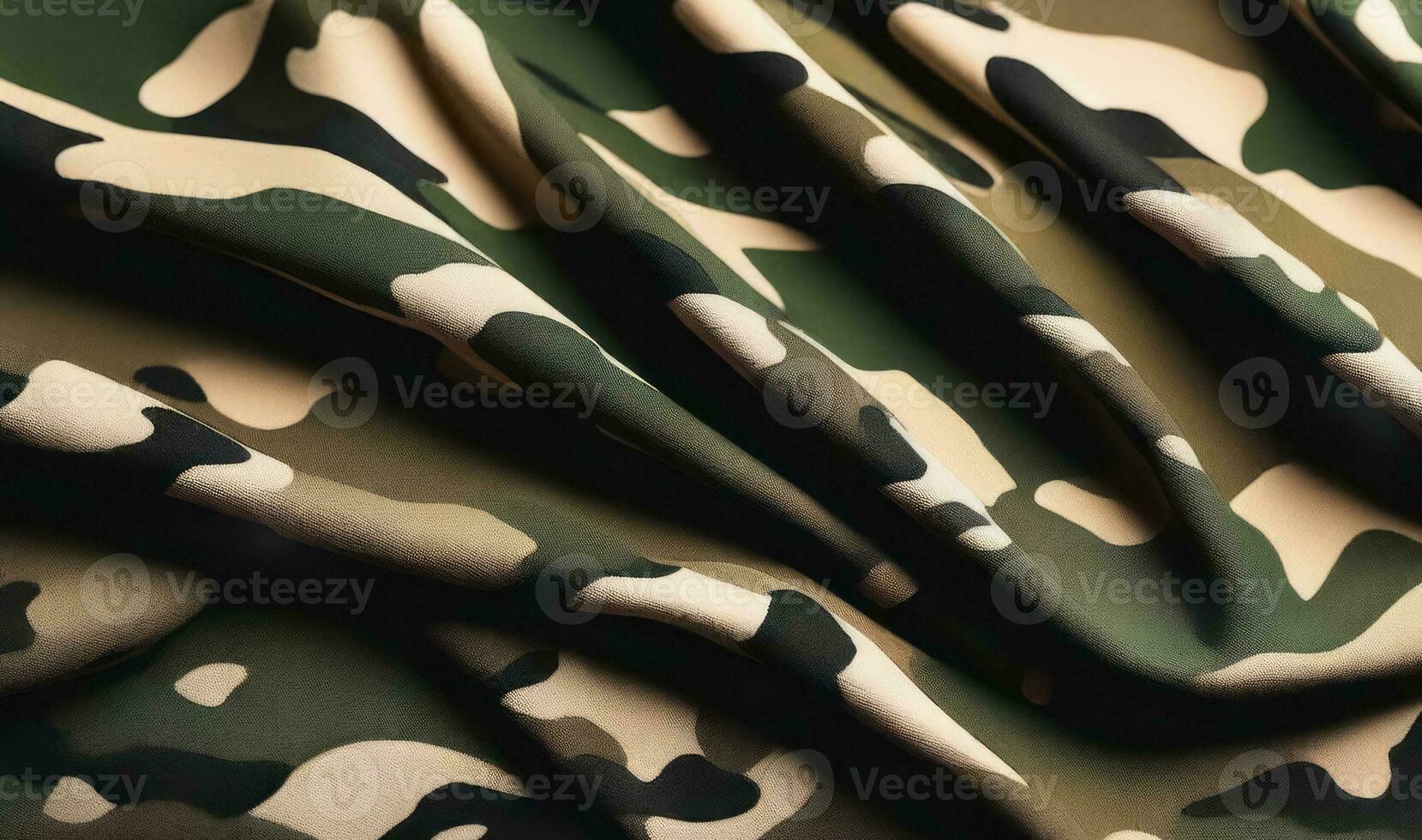 Camouflage fabric texture, military background photo