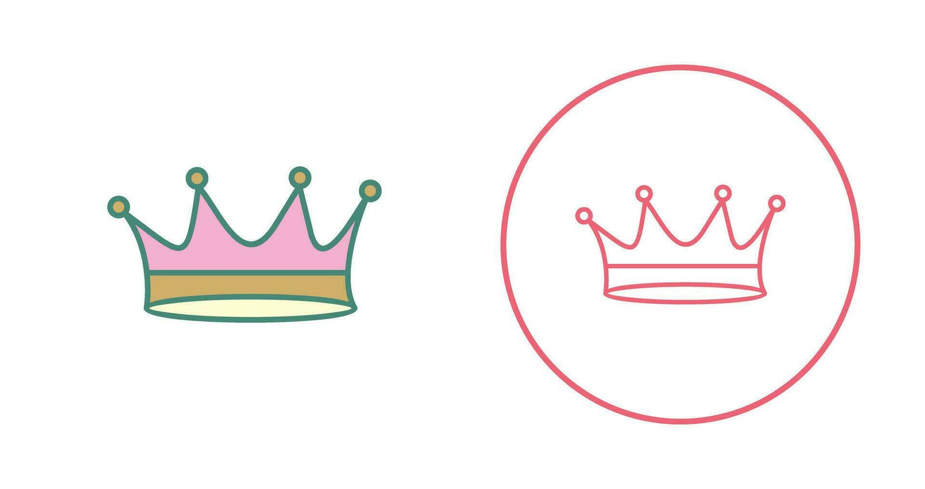 King Crown Vector Icon