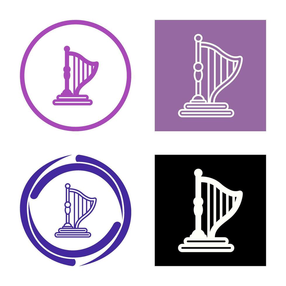 Harp Vector Icon