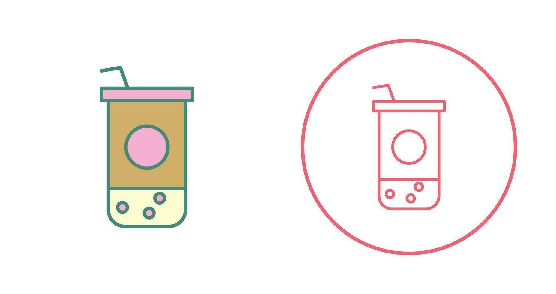 Chocolate Shake Vector Icon