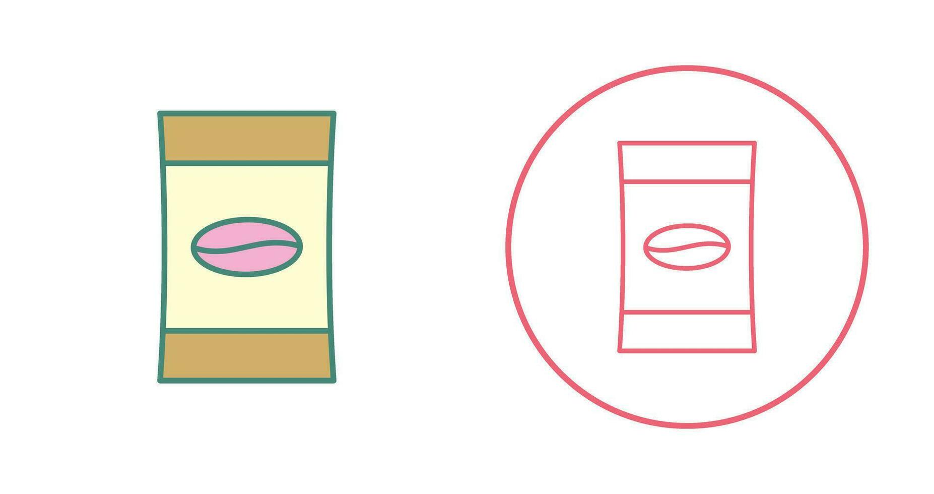 Coffee Packets Vector Icon