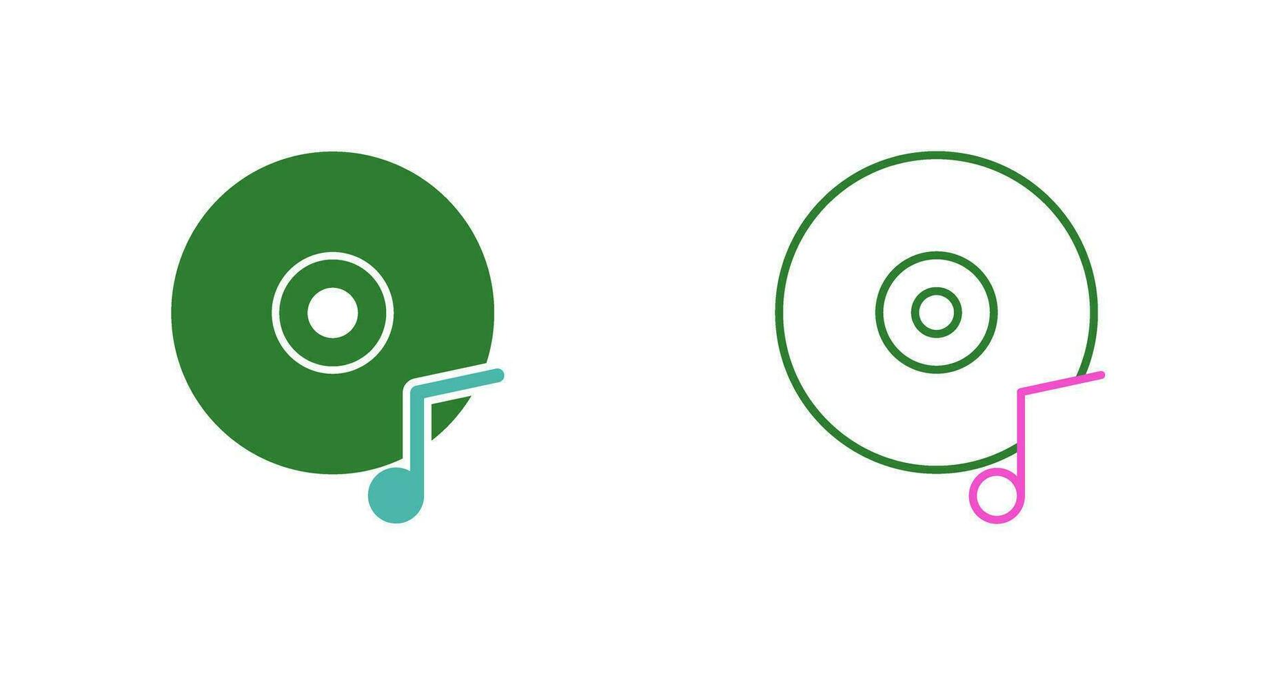 Music CD Vector Icon
