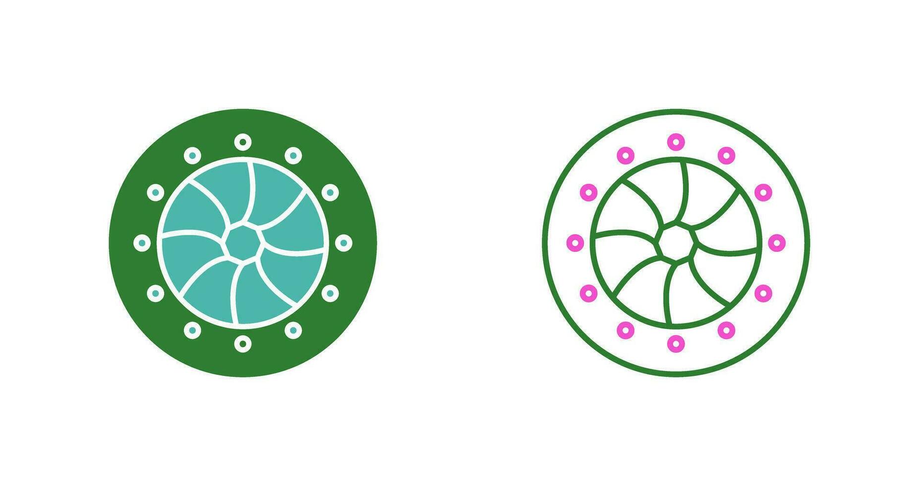 Unique Optical Diaphram Vector Icon