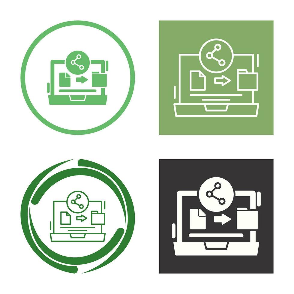 File Share Vector Icon