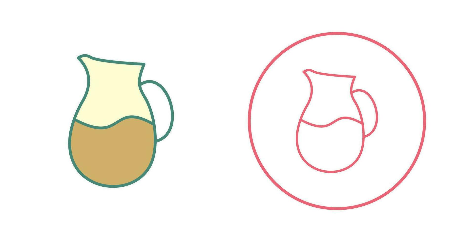 Milk Jug Vector Icon
