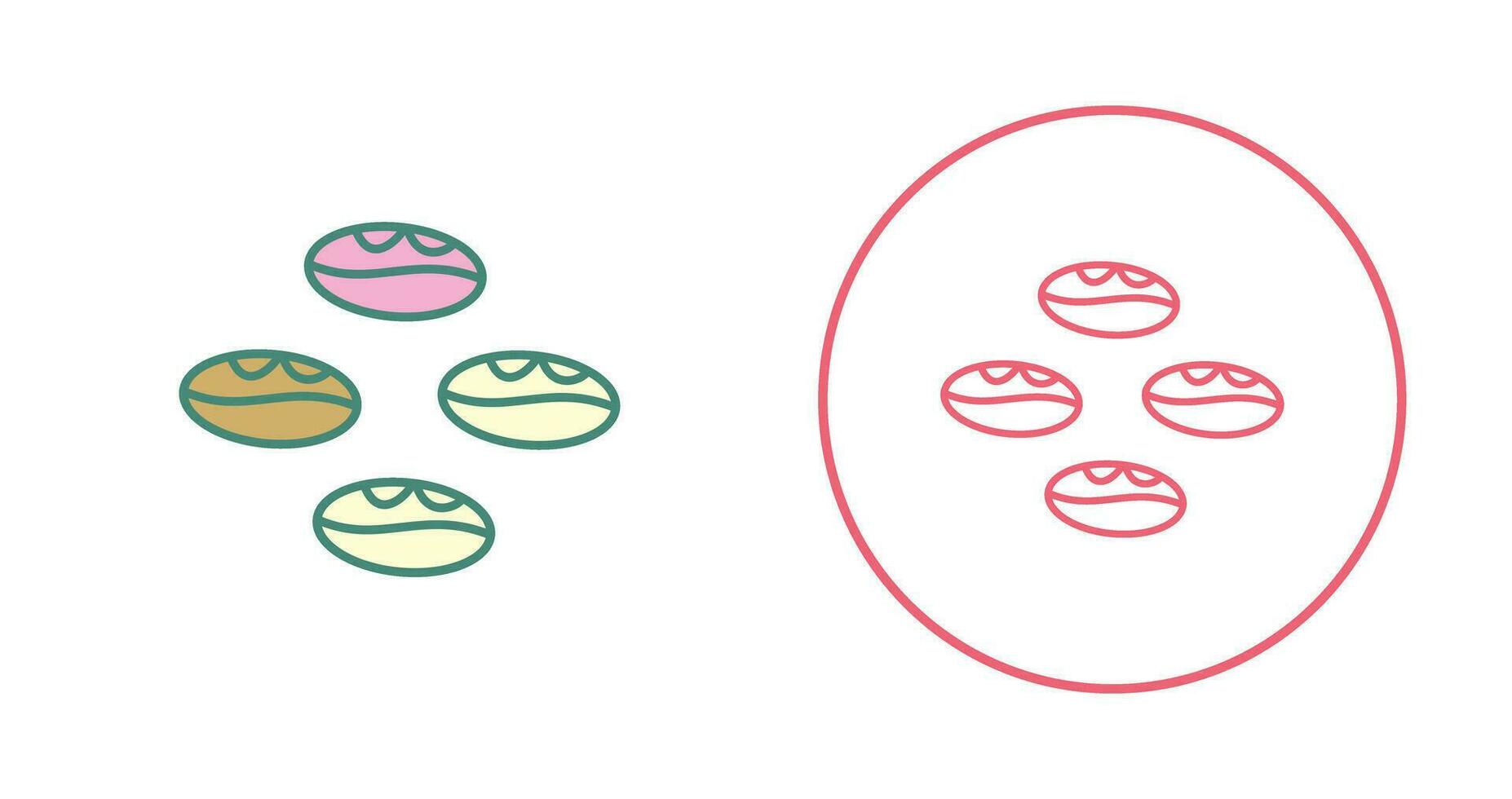 Coffee Beans Vector Icon