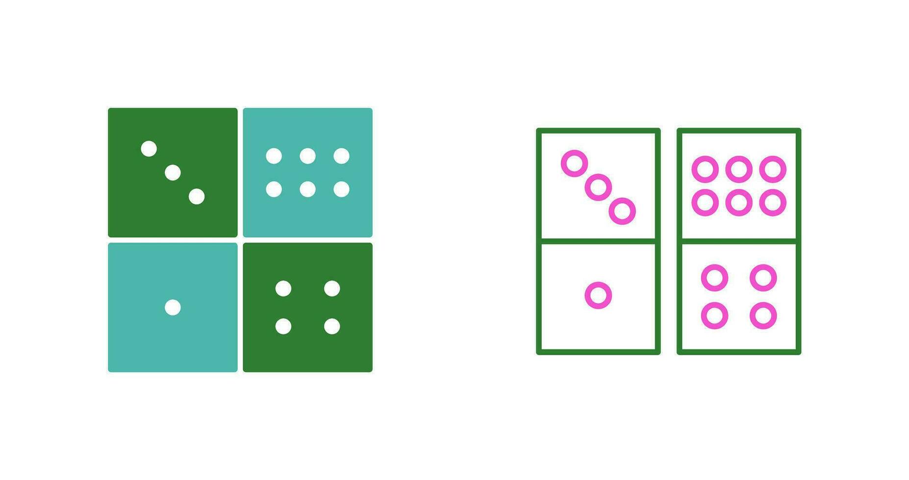 Domino Game Vector Icon
