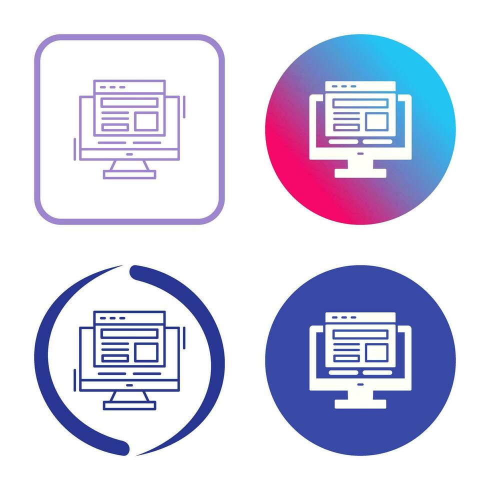 Adaptive Layout Vector Icon