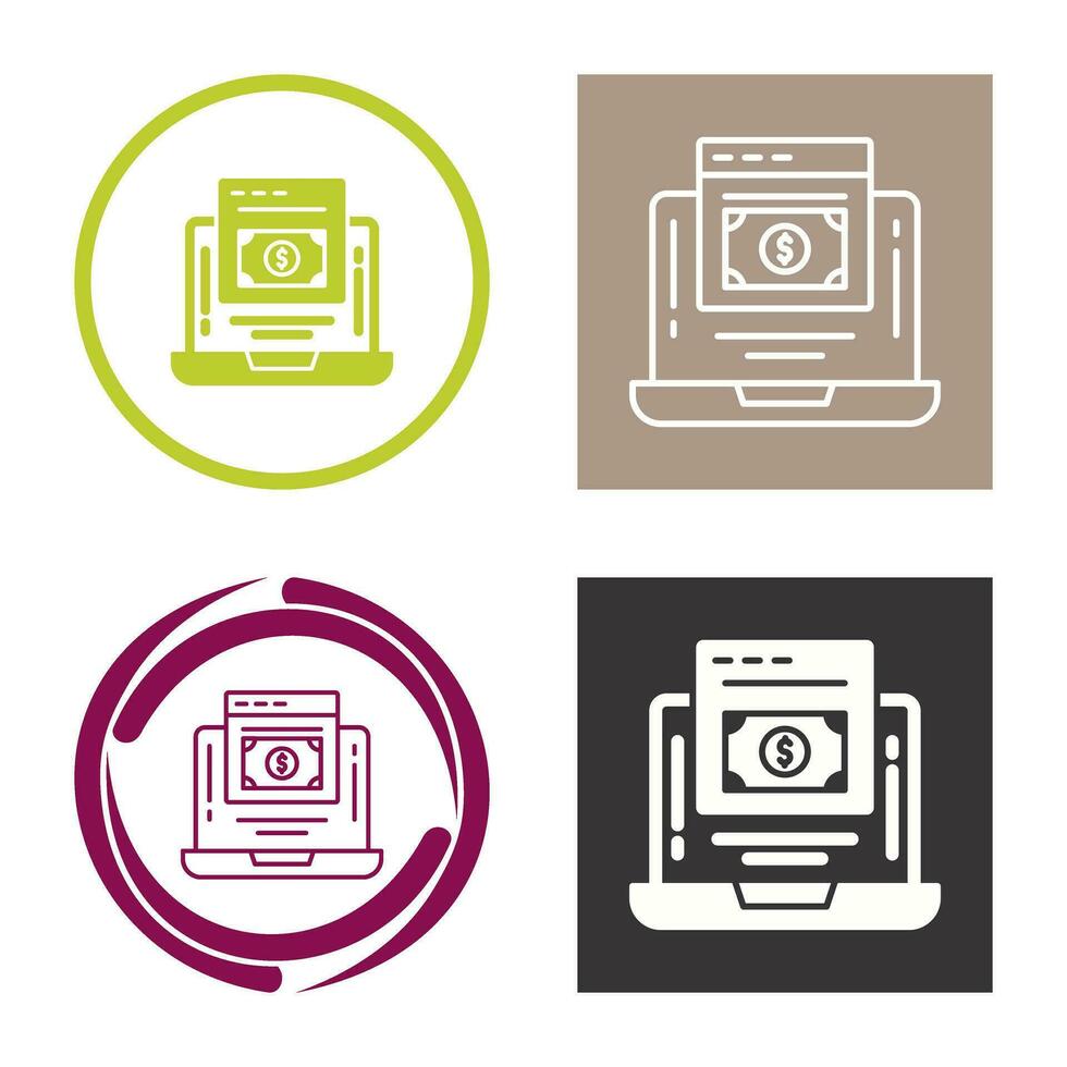 Online Payment Vector Icon