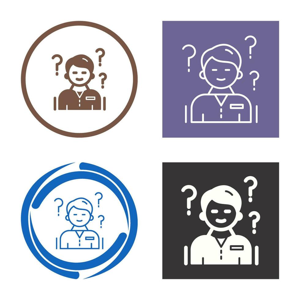 Confuse Vector Icon