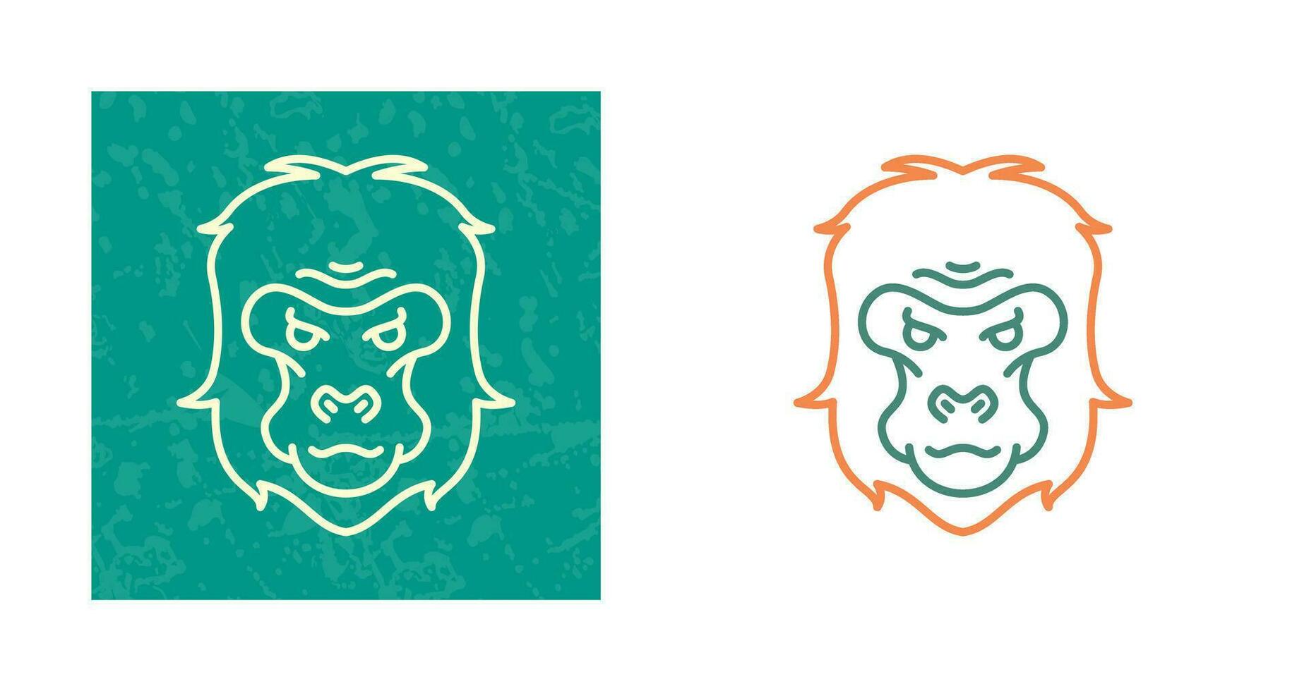 Gorilla Vector Icon