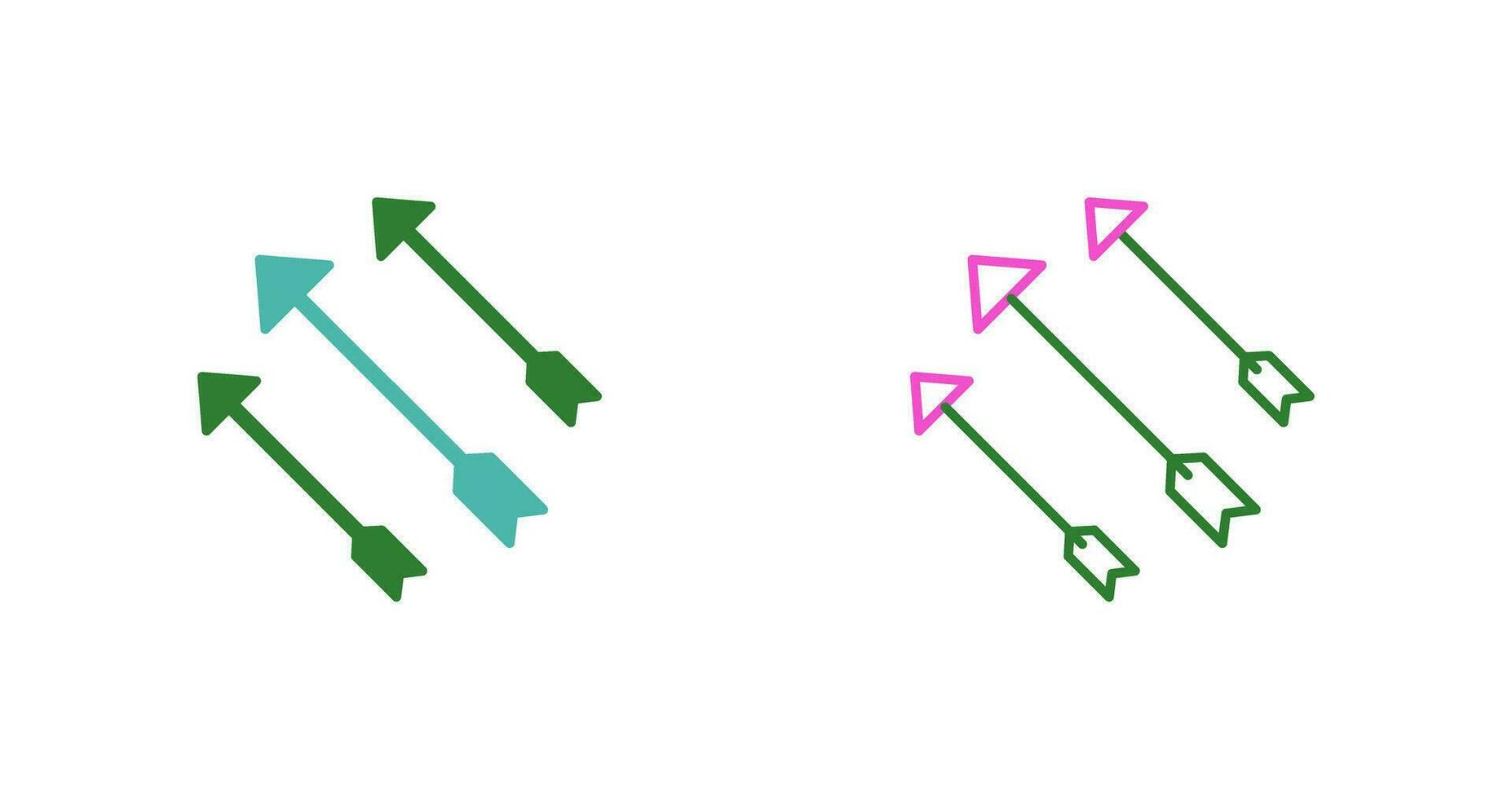 Unique Arrows Vector Icon