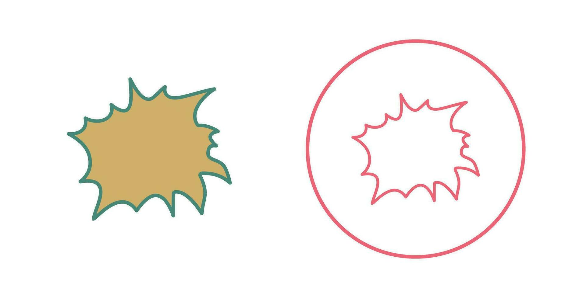 Unique Explosion Vector Icon