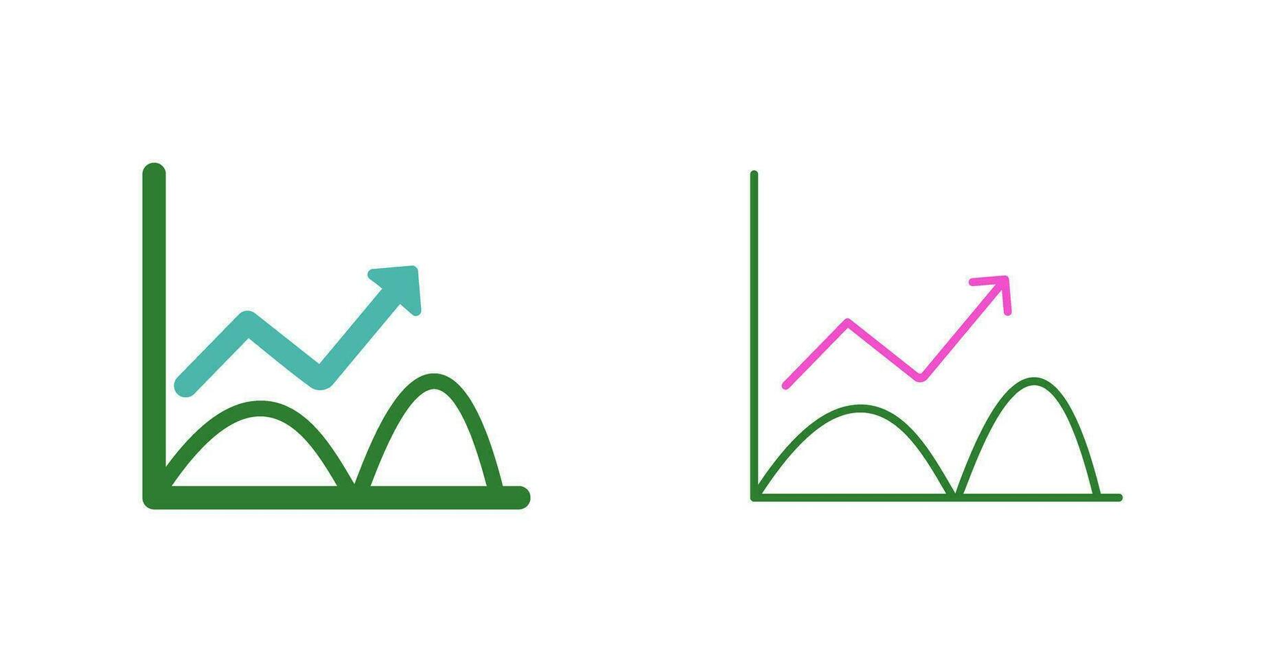 Trend in Graph Vector Icon