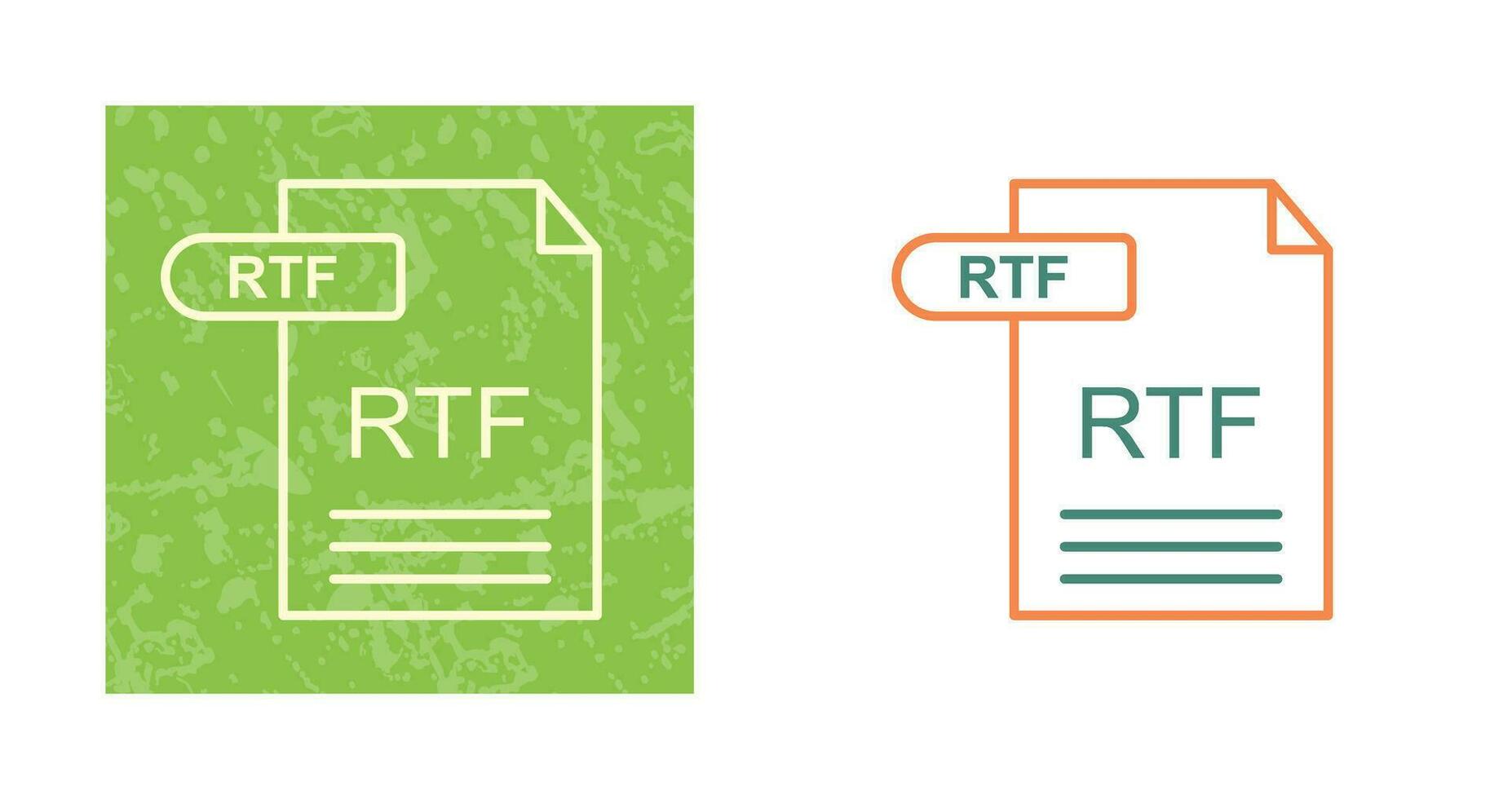 RTF Vector Icon