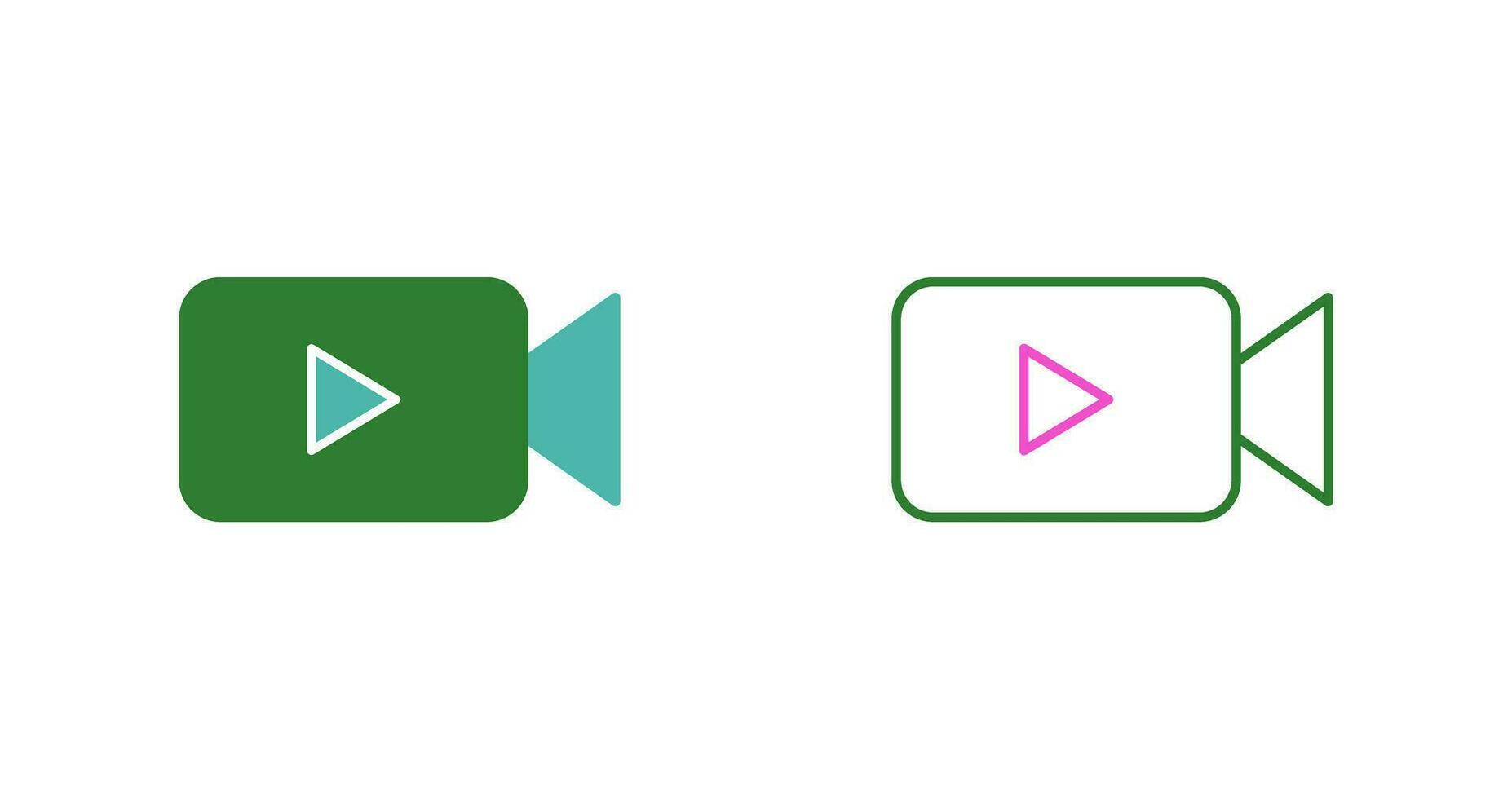 Unique Video Vector Icon