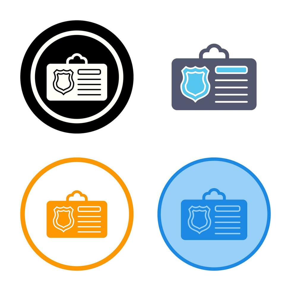 Id Card Vector Icon