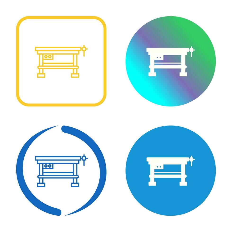 Work Bench Vector Icon