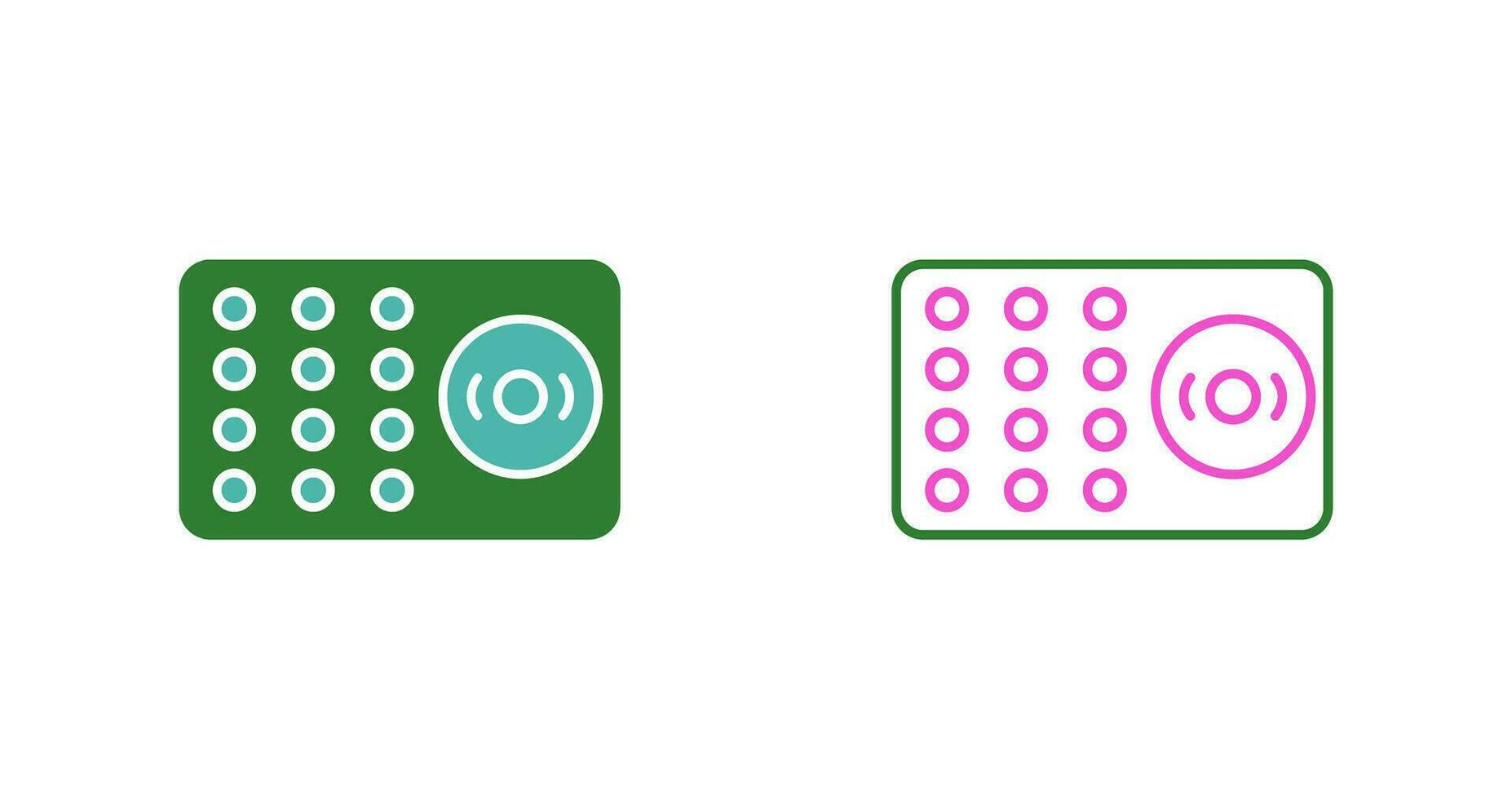 Unique Ring Alarm Vector Icon