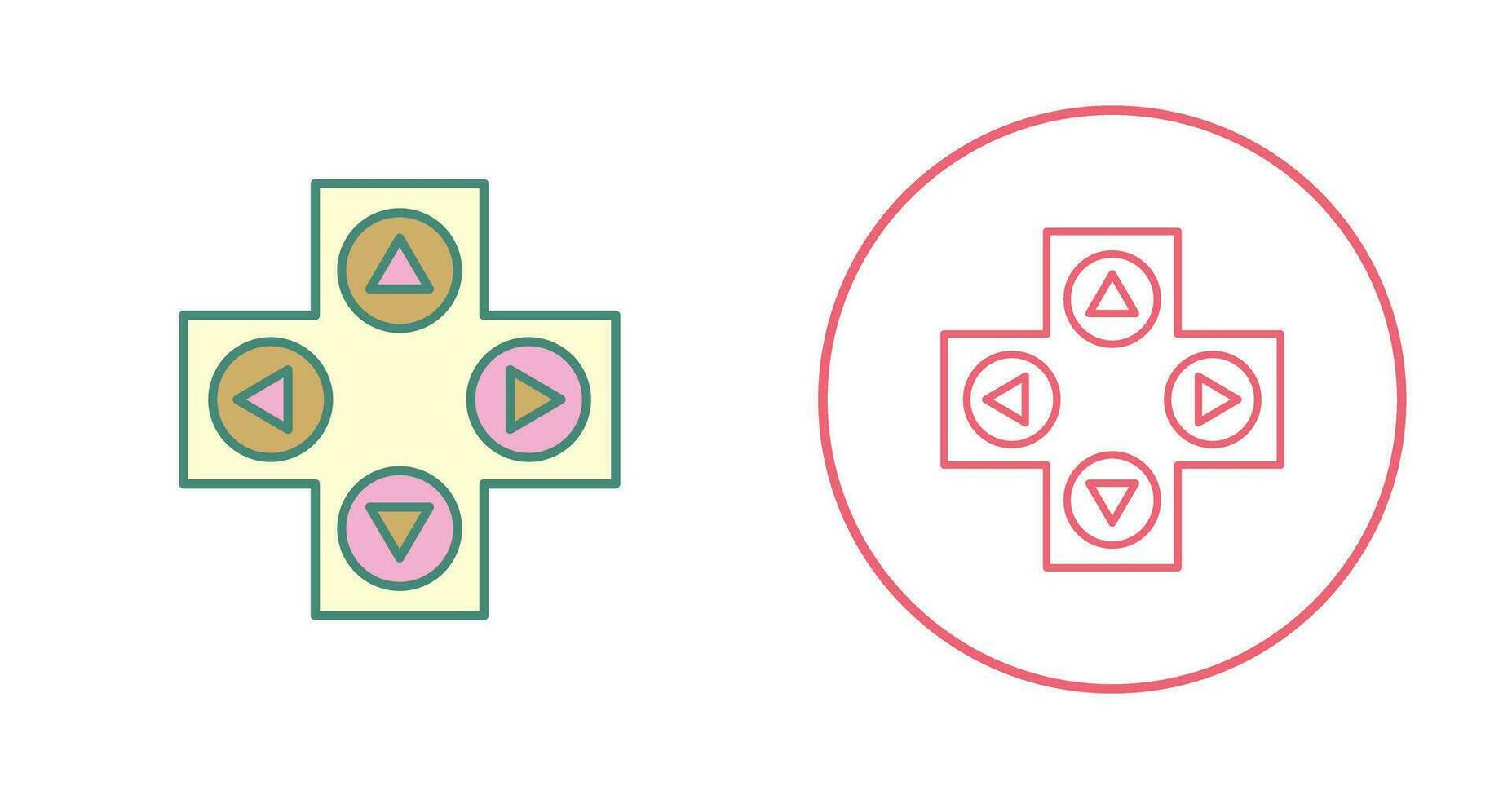 Unique Gaming Control Vector Icon