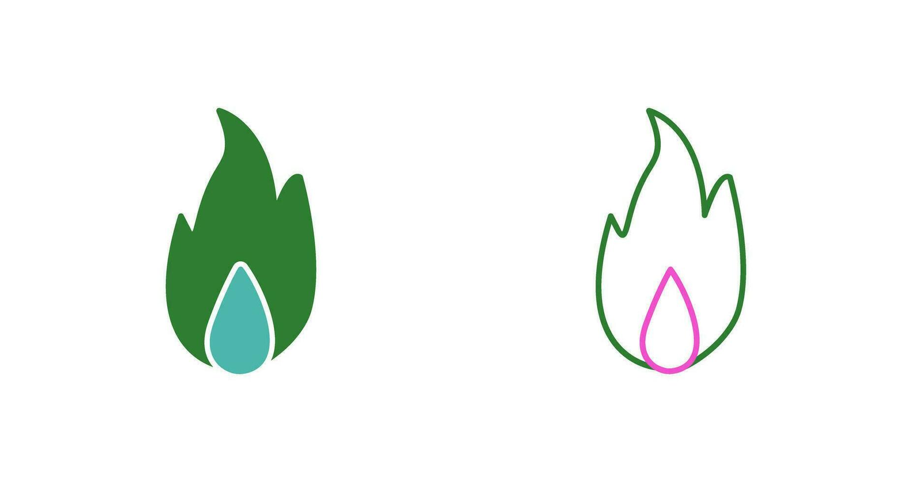 Unique Fire Vector Icon